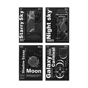 20 Fogli per Confezione di Adesivi Creativi per Quaderni in Inglese, Note a Stella, Pellicola Decorativa per Decorazioni Festive - Product Image 5