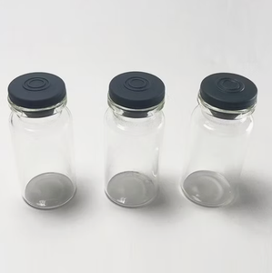 Bocaux en verre transparents de 2 à 10 ml avec bouchons à double sertissage détachables multicolores et kit de bouchons en caoutchouc séparés - Product Image 5