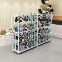 Support d'affichage de chaussures personnalisé à double face pour la vente au détail, support de suspension pour chaussures, tongs, pantoufles, pour les magasins, supports d'affichage de chaussures