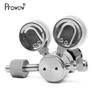 Régulateur de pression en acier inoxydable 316L hydrogène hélium argon azote oxygène gaz pour liquide chimique corrosif - Product Image 3