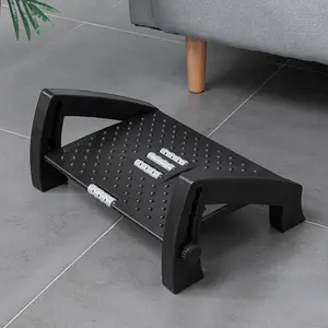 Yüksekliği ayarlanabilir Footrest ile masaj yüzeyi altında masası, ergonomik konfor ev ve ofis ayak taburesi