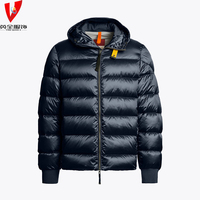 Veste matelassée imprimée OEM Yingquanz pour hommes, logo personnalisé, veste d'hiver décontractée en duvet, Giacca noire, veste matelassée de créateur, fabricant
