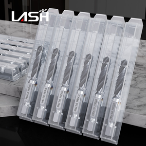 Fresa <span class=keywords><strong>a</strong></span> spirale M35 in cobalto composito, 1 pezzo, per foratura, maschiatura e svasatura, HSS-Co, rivestita in stagno, per metallo - Product Image 5