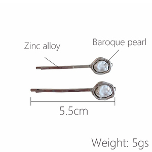 Elegante EXPORTACIÓN DE Europa y América perlas barrocas Horquillas para el cabello boda lote al por mayor rodillo para el cabello - Product Image 2