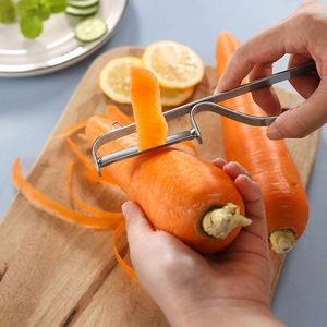 Eco-Friendly Multi-Functional <b>Kitchen</b> <b>Gadgets</b> Stainless Steel PS Peeler for Fruit Vegetable Veggie Julienne Safe Effective <b>Tool</b> - Product Image 3