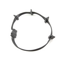 Câble séparateur de connecteur d'alimentation SATA 15 broches mâle vers 5 SATA 15 broches femelle, couleur noire, pour disque dur