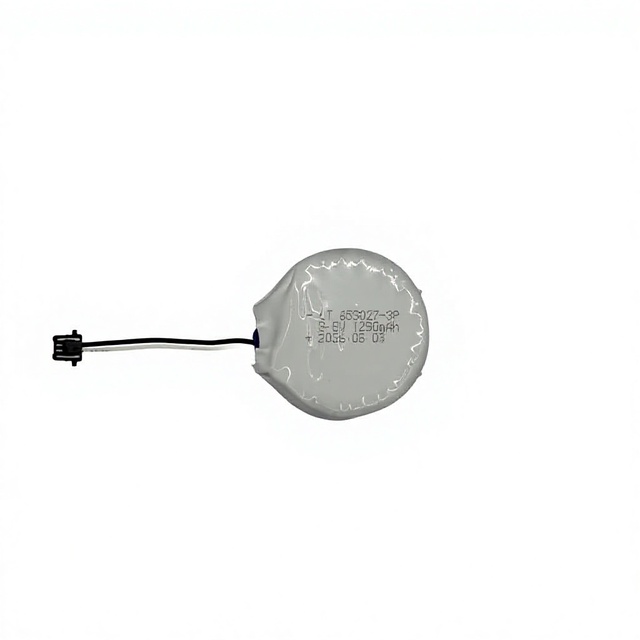 LithoTop Customized 1S3P Liquid Round Battery Pack 3.8V 653027 1290mAh LiCoO2 Cathode Built-in PCM Protection