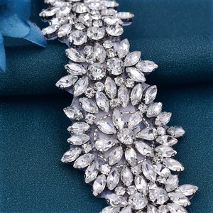 Coudre sur cristal fer sur bricolage Bling hommes broderie maille Appliques avec strass <span class=keywords><strong>mariage</strong></span> pour Egroom - Product Image 5