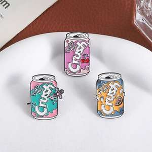 Broche de jugo <span class=keywords><strong>Crush</strong></span> de You're My, alfileres esmaltados, broches creativos de jugo de cereza y limón, solapa, mochila, insignias, joyerí<span class=keywords><strong>a</strong></span>, amantes, regalo para amigos - Product Image 4
