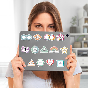 Custom Eco-Friendly Waterproof PVC <strong>Stickers</strong> UV <strong>Printed</strong> Customized Decorative <strong>Stickers</strong> Matte Varnishing <strong>DIY</strong> Home Decor Phone - Product Image 4