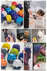 राजकथा रिंग कुत्ते प्रशिक्षण क्लिकर टिकाऊ हल्के हल्के, बिल्लियों पक्षियों के घोड़ों के लिए पालतू प्रशिक्षण क्लिकर का उपयोग करने में आसान - Product Image 6