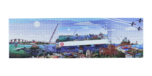 Vente en gros de 750 pièces de puzzles de paysages Puzzle à impression personnalisée Scies sauteuses rectangulaires de 1000 pièces - Product Image 5