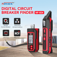 Détecteur de disjoncteur AC NOYAFA NF-824, testeur de tension électrique, détection de polarité de prise GFCI, fonction NCV, Type-C