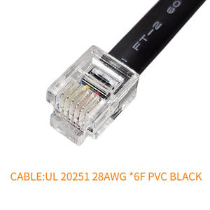 Cable de Extensión Telefónico Plano con Conector RJ25 6PIN 6P6C - Product Image 4