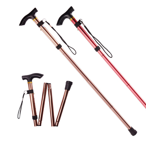 Vente en gros Longueur réglable Portable Pliant Marche Trekking Pliable Randonnée Bâtons <span class=keywords><strong>Cannes</strong></span> Bâtons Béquilles - Product Image 1