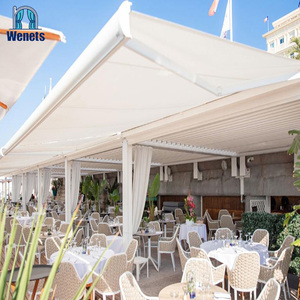 <span class=keywords><strong>Grand</strong></span> auvent <span class=keywords><strong>motorisé</strong></span> rétractable de type cassette complète pour bar à manger extérieur - Product Image 2