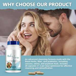 Envío desde Almacén en EE. UU., Limpieza de 15 Días, Apoyo para <span class=keywords><strong>el</strong></span> Colon y la Intestinación, Limpieza Intestinal Avanzada, Desintoxicación, Ayuda a la Limpieza Intestinal y del Colon - Product Image 6