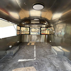 Remolque de Comida Móvil de Acero Inoxidable y Aluminio con Equipamiento Completo para Venta de Dulces, Papas Fritas, Helados, Hamburguesas y Hot Dogs - Product Image 4