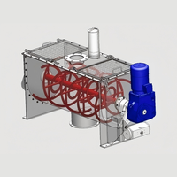Mélangeur à vis en acier inoxydable modèle WLDH du fabricant Xiaoli avec fonction de broyage et moteur DC pour compostage