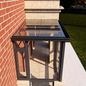 Terraza Acristalada con Estructura de Aluminio Resistente, Vidrio de Seguridad Resistente a Impactos y Huracanes, para Villas Costeras, Propiedades junto al Mar y Zonas de Desarrollo - Product Image 1