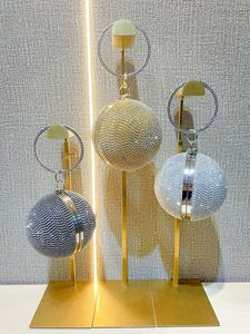 Dinner Women's Clutch <b>Bag</b> With Accents PU Material Polyester <b>Small</b> Size Round Ball for Daily Use Tanjing - Product Image 4