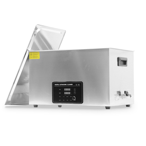 Nouveau <span class=keywords><strong>nettoyeur</strong></span> à ultrasons de table industriel de <span class=keywords><strong>30</strong></span> <span class=keywords><strong>litres</strong></span> avec minuterie de nettoyage à l'eau froide pour bijoux pièces électriques Instruments - Product Image 1