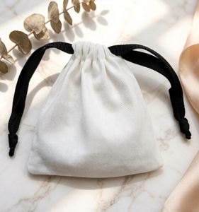 Wholesale Custom Size <b>Small</b> Reusable Cotton Twill Drawstring <b>Bag</b> Organizer Pouch for Travel Jewelry Storage Coins & Trinkets - Product Image 6