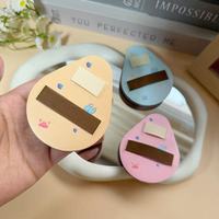 Éponge de maquillage en forme de goutte d'eau, sans latex, écologique, lavable, douce pour la peau, avec logo personnalisé, marque privée