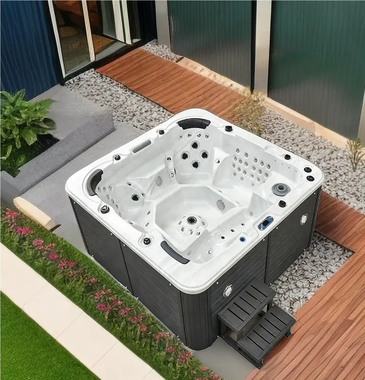 Sang trọng Acrylic bồn tắm & whirlpools hồ bơi Spa ngoài trời lớn bồn tắm nước nóng bơi Spa bồn tắm nước nóng