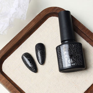 AILANUO high-toughness quality 8-color nail polish <b>with</b> crackle adhesive base coating, bulk OEM custom private <b>bottle</b> - Product Image 1