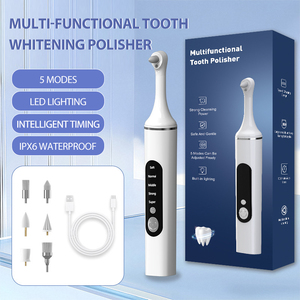 6 đầu thay thế cầm tay điện răng làm trắng máy đánh bóng răng đánh bóng cho nhà sử dụng IPX 6 không thấm nước - Product Image 1