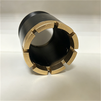 Broca de diamante impregnado de carburo de tungsteno de 112 mm y 132 mm para perforación de pozos y exploración geológica con sistema de cable.