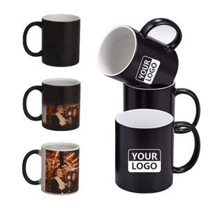Tazas Mágicas Personalizadas con Logotipo que Cambian de Color, Tazas para Sublimación de 11 oz, Tazas Blancas Impresas, Tazas Mágicas de Cerámica Negra para Leche - Product Image 5