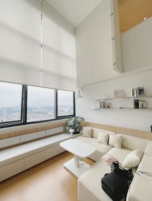 Smart Motorized Roller Blinds Rising Remote Control Light Filtering Privacy Shade UV Protection Dust Proof for Home Windows