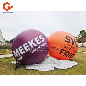 Palloncino gonfiabile in PVC stampato personalizzato <span class=keywords><strong>da</strong></span> 10ft per la pubblicità di grandi mongolfiera ad elio con caratteristiche di <span class=keywords><strong>tenda</strong></span> e arco - Product Image 2
