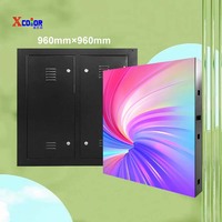 Écran LED couleur intérieur P5 économique 960x960 avec boîtier en acier, longue durée de vie, panneau SMD pour centres commerciaux, églises et applications commerciales