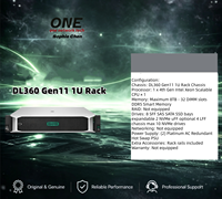 Serveur informatique en rack 1U DL360 Gen10 Gen11 100% neuf, haute performance, GPU, IA, virtualisation, stockage NAS, serveur de centre de données