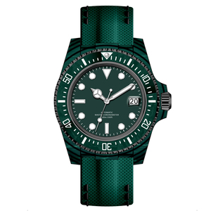 Reloj Deportivo de Lujo NINOS de Fibra de Carbono para Hombre, Cristal de Zafiro, Resistente al Agua 100FT, Reloj de Pulsera Automático de Negocios - Product Image 6
