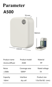 Diffuseur de parfum A500 Maonoal, appareil de qualité pour l'air ambiant, machine à parfum à batterie, pompe à eau, machine d'aromathérapie - Product Image 4