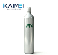 Hexafluoruro de Tungsteno WF6 de Alta Pureza 99.999% 5N, CAS 7783-82-6, Material Precursor para Metalización CVD de Semiconductores Avanzados