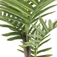 Vente en gros de palmiers artificiels en plastique écologiques résistants à l'eau, réalistes, petits, en pot, 90 cm, plantes modernes pour la maison, le bureau, la table