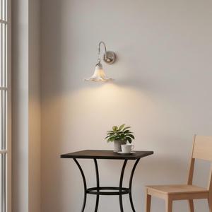 Lampade da Parete <span class=keywords><strong>in</strong></span> Ceramica Stile Francese Antico con LED 3000K Luce Calda, Garanzia di 3 Anni - Per Testata del Letto, Soggiorno, Corridoio, Balcone - Product Image 5