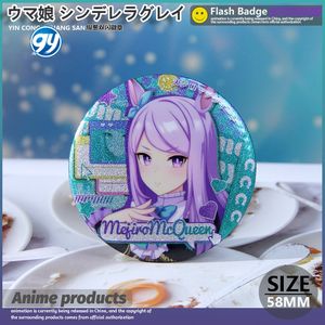 UMA เข็มกลัดสองมิติลายอนิเมะมีประกายสีเงินแบบใหม่ - Product Image 6