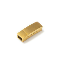 Gravure de logo sans décoloration et sans ternir Fermoir de bijoux magnétique en acier inoxydable durable