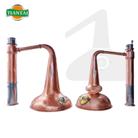 Tiantai 5000L 50HL rouge cuivre toujours Pot grand équipement de distillation cuivre distillateur Machine pour whisky rhum vodka Gin Soju