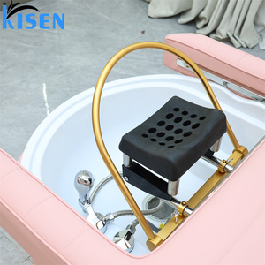 Fauteuil de massage électrique KISEN pour salon de coiffure et de beauté, avec bac à shampoing intégré - Product Image 5