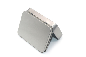 กล่องดีบุกทรงสี่เหลี่ยมผืนผ้าสำหรับบรรจุภัณฑ์โลหะรีไซเคิลช็อคโกแลตพร้อมบานพับสำหรับงานฝีมือชาลูกกวาดมิ้นท์ - Product Image 6