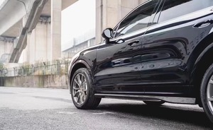 Fibre de carbone pour <span class=keywords><strong>Porsche</strong></span> <span class=keywords><strong>Cayenne</strong></span> S coupé pour pare-chocs avant lèvre jupe latérale Kit de carrosserie arrière - Product Image 5