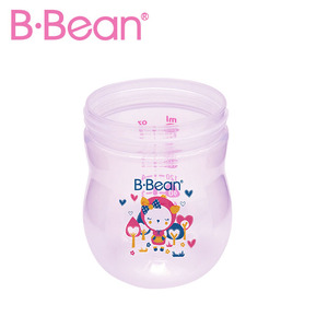Gobelet d'apprentissage 360° pour enfants, en PP et silicone, 10oz/300ml, sans BPA, qualité alimentaire, écologique, dessin animé, large ouverture, poignée, débit moyen, 0-12 mois - Product Image 6