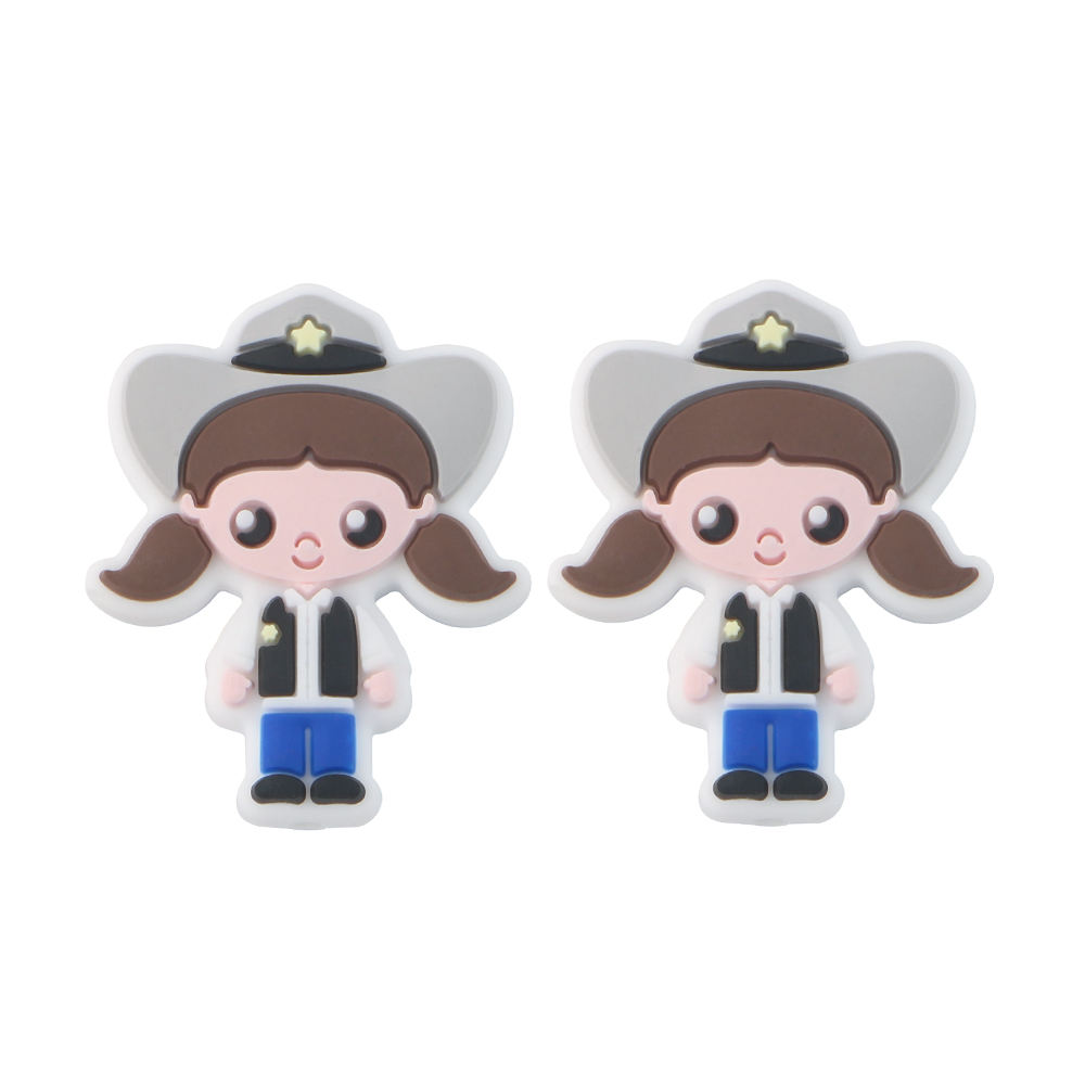 Girl Focal Bead Camel SA279